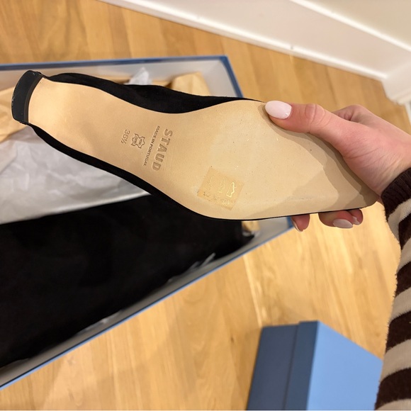 Staud Wally Boot Black Suede - 36.5 - Brand New - Picture 4 of 5